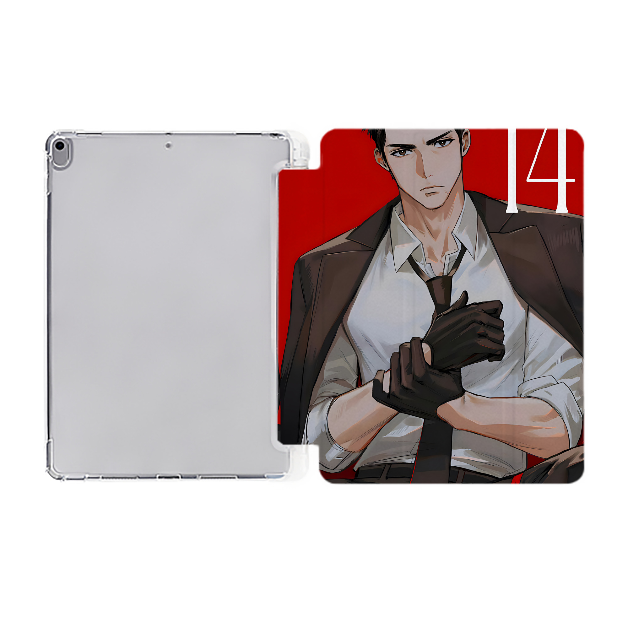 （画像用） SLAM DUNK／スラムダンク IPad ケース ペン収納付き 三つ折りスタンド PUレザー×シリコン 対応機種9.5/10.5/10.9インチ
